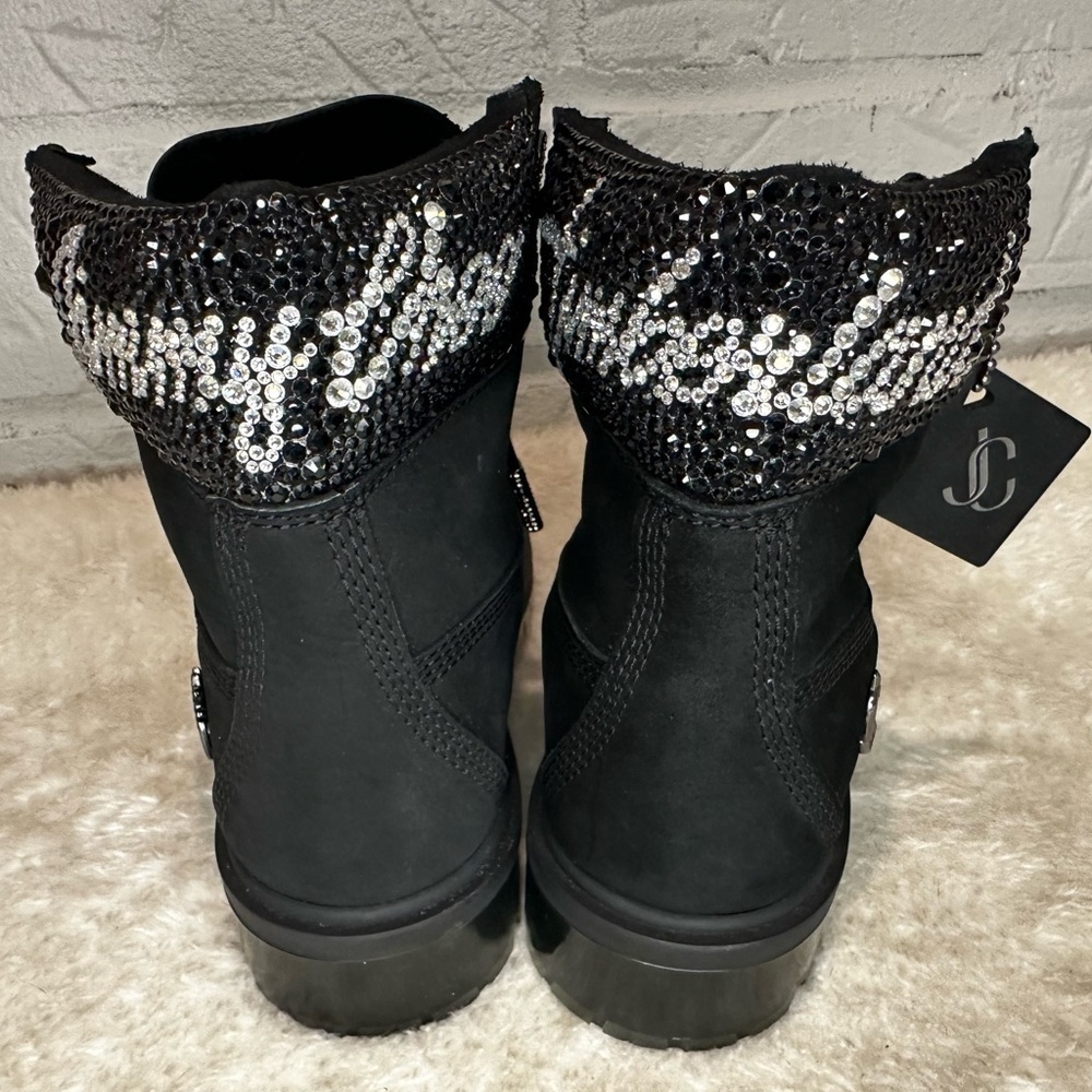 New JIMMY CHOO x Timberland embellished Swarovski boots Size 37 - Picture 5 of 15